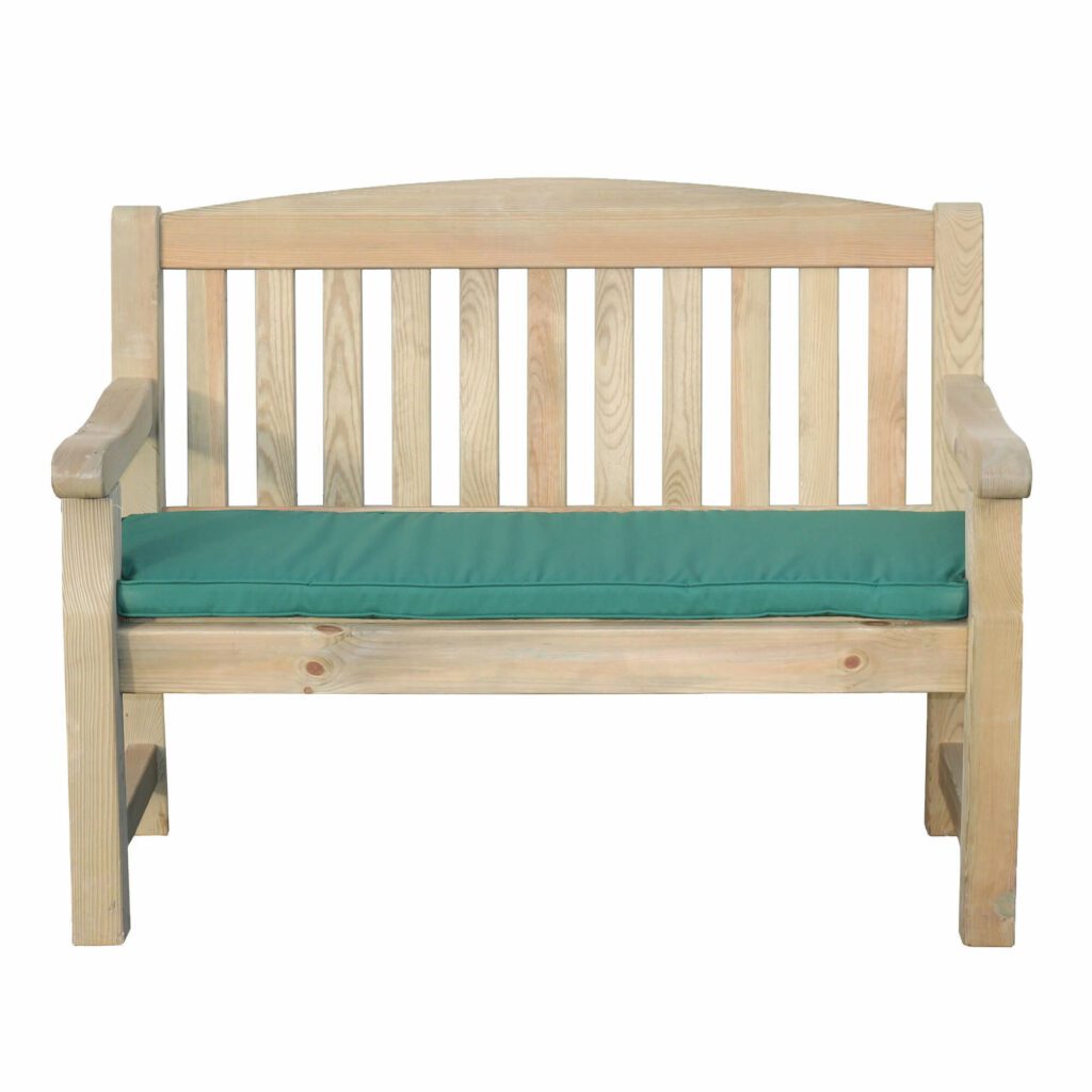 Emily 2 Seater  Bench And Pad – Green 00476591